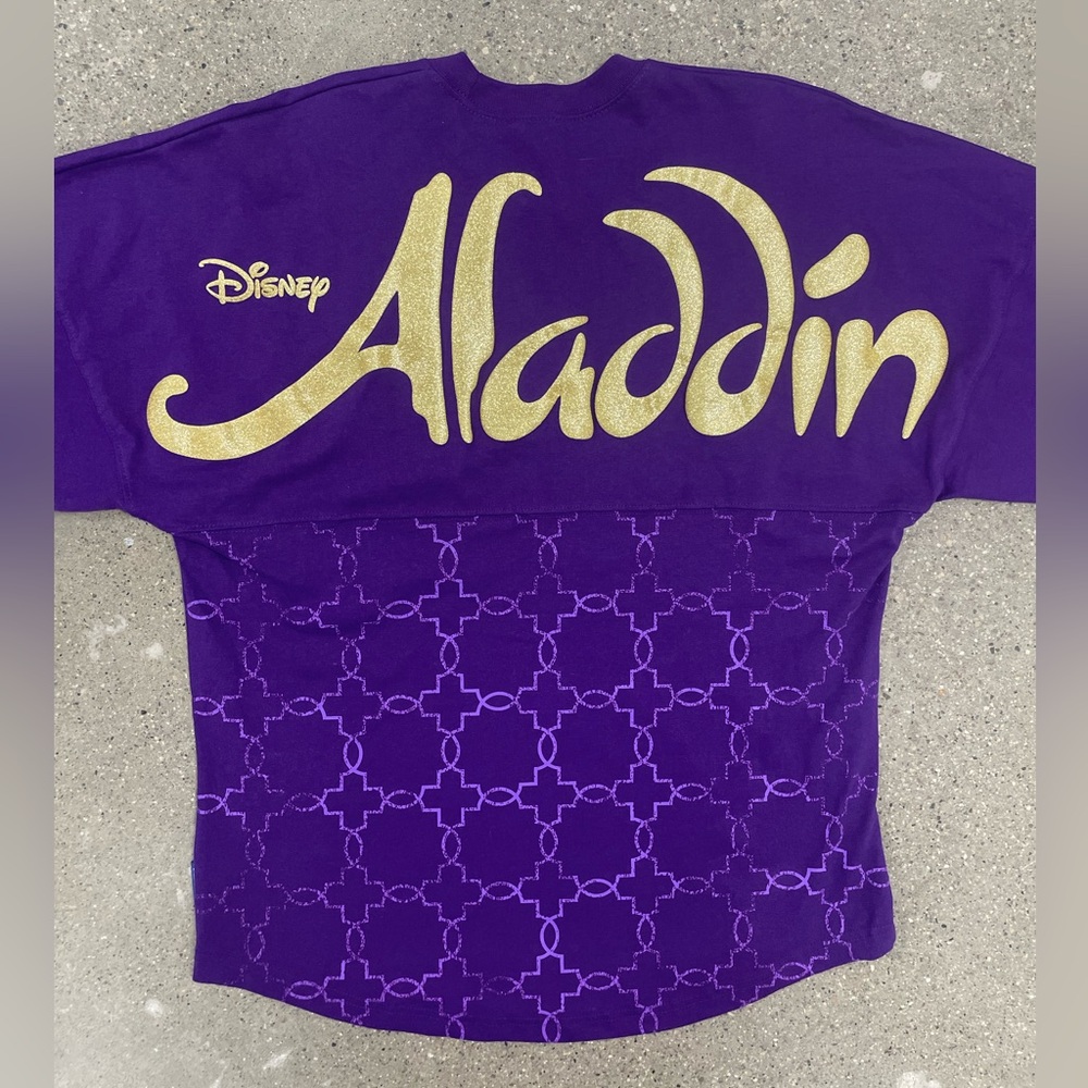 Disney Aladdin Spirit Jersey limited edition, purple& gold, size Small